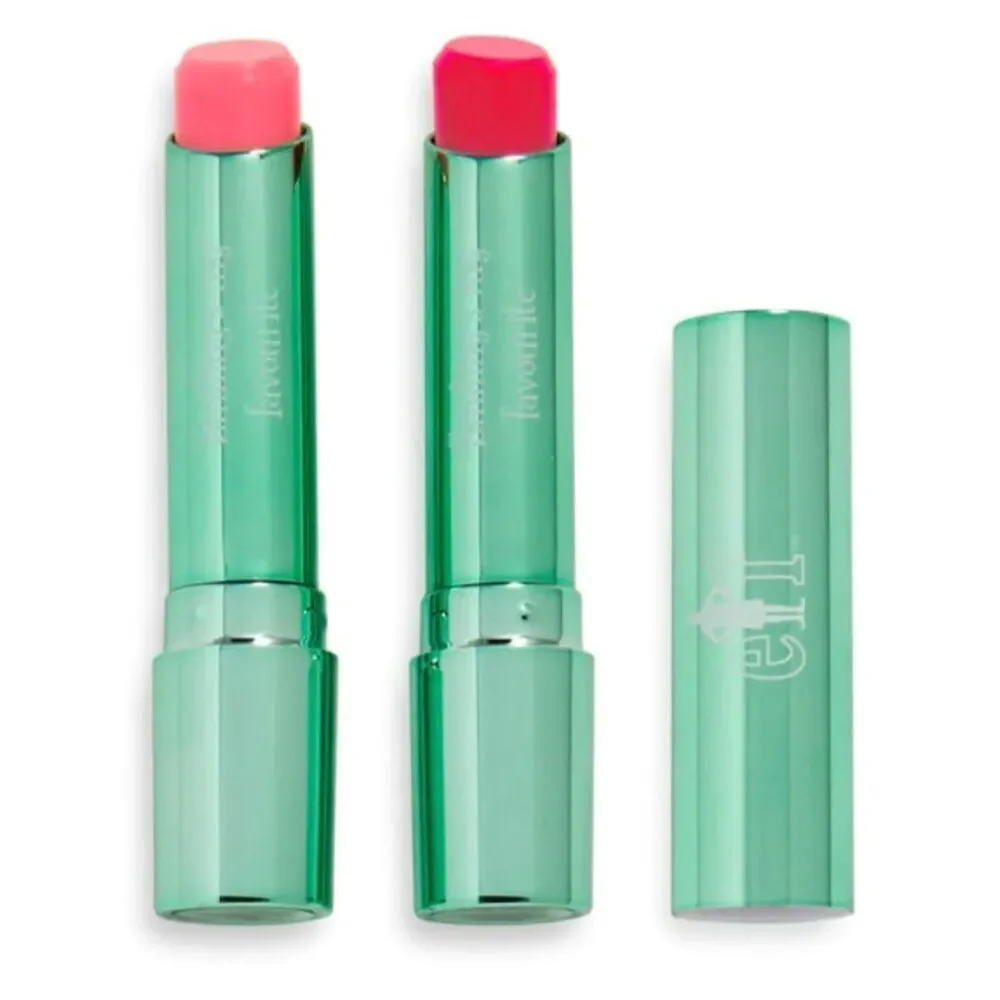 Elf X Revolution Ninny Muggins Eyeshadow Palette Highlighter Lip Balm & Scrub NI